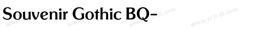 Souvenir Gothic BQ字体转换